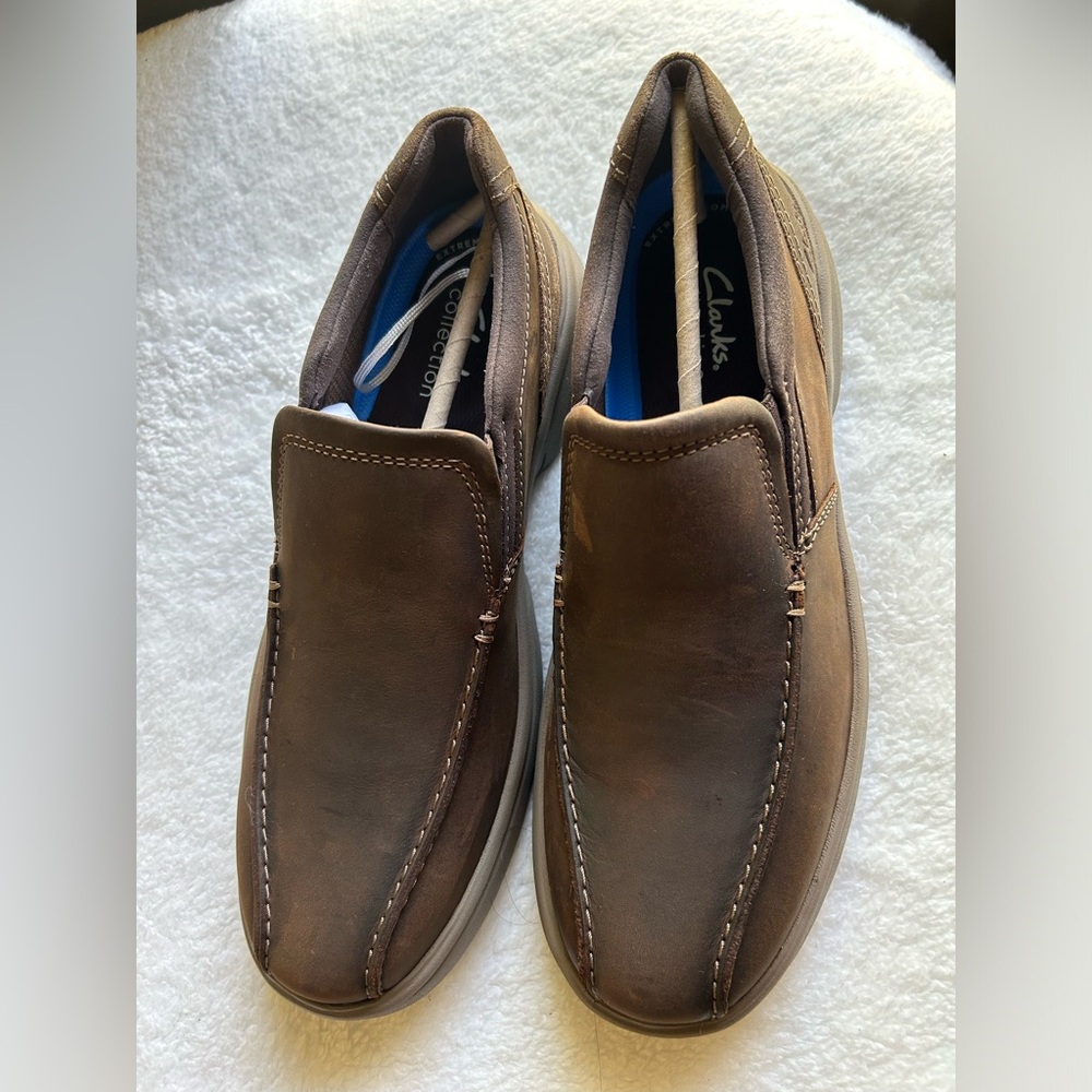 Clarks Bradley Step Beeswax Leather - Sz 9M